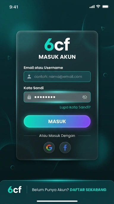 Masuk ke Akun 6cf untuk Pengguna Android Indonesia