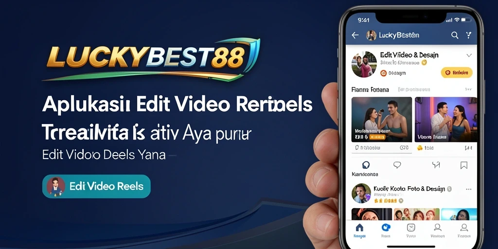 Antarmuka LUCKYBEST88 untuk Edit Video Reels yang intuitif dan menarik.